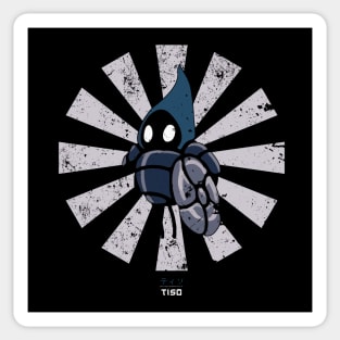 Tiso Retro Japanese Hollow Knight Sticker